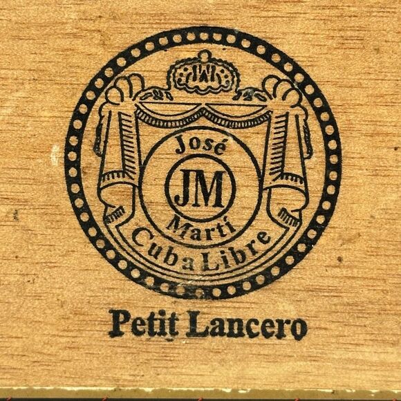 Vintage Petit Lancero JM Jose Marti Cigar Box - Picture 2 of 13